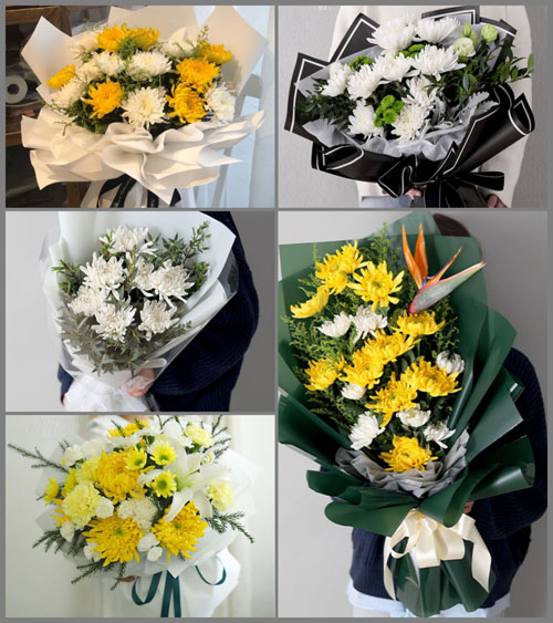 重庆开州区南雅镇白事花束代送